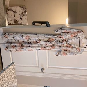 Baltic Born Kia White Floral Maxi Dress